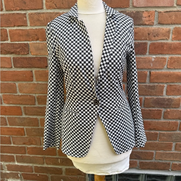 Betabrand cats tooth single button blazer - Picture 2 of 8